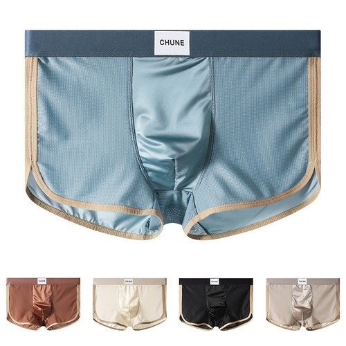 Herren eis seide boxershorts - seide,