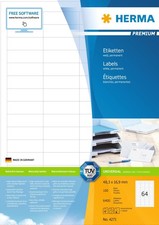 Etiketten Premium A4, weiß