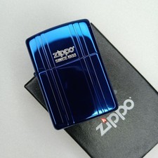 Zippo Armor Double Stripe Blue
