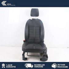 Sitz vorn links Fahrersitz Teilleder Schwarz Beheizt Lordosenstütze Ford Kuga 1