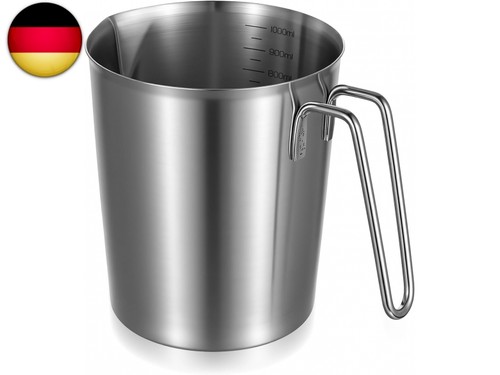 Messbecher edelstahl - edelstahl, 1l