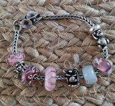 Trollbeads Armband 19 cm mit 5