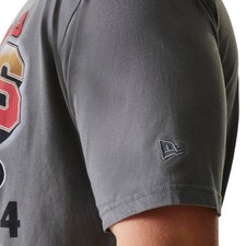 New Era San Francisco 49ers NFL Washed Super Bowl Oversized T-Shirt Grau 48062