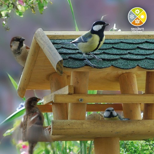 Vogelhaus mit ständer aus - vogelhaus,