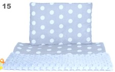 Minky  Baby Kinderwagenset  Kuscheldecke Kinder Decke Kissen