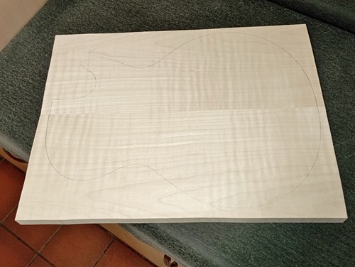 Flamed maple topset - maple,