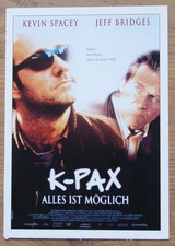 Filmplakatkarte  K-Pax  Kevin