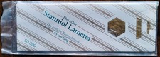3 Packungen Stanniol Lametta, Goldfarben, unbenutzt, Weihnachtsschmuck