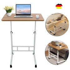 Laptoptisch Computertisch HöHenverstellbar Rollen Laptop Beistelltisch 60cm*40cm