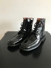 KROLL Damenschuh Stiefelette Schwarz Lackleder Winterstiefelette Gr.37,5 Wie Neu