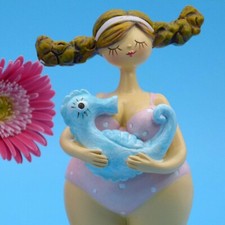 maritime mollige Badenixe mit