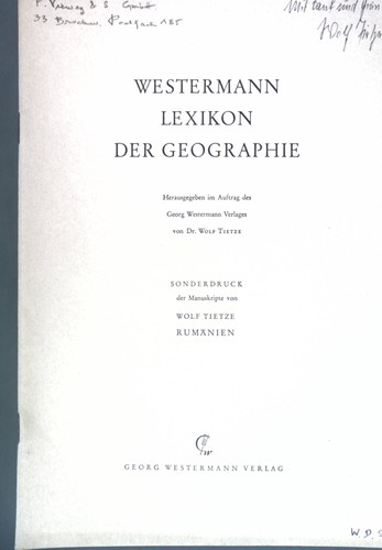 Rumänien sonderdruck aus - sonderdruck,