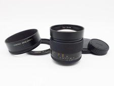 Contax Yashica C/Y Carl Zeiss Planar 1,4/85 T* Objektiv + Metal Hood 4