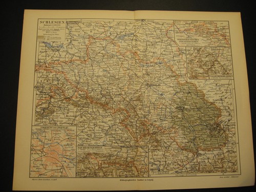 Schlesien umgebung landkarte - schlesien,umgebung,
