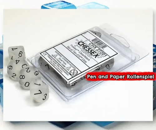 Würfelset frosted w10 - würfelset, frosted™
