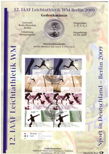 Numisblatt 2009 iaaf - numisblatt,