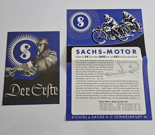 Sachs motoren 1937 prospekt - motoren,