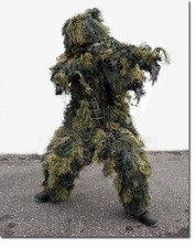 Tarnanzug Ghillie Suit antifire woodland,Paintball-NEU-