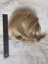 04 Damen Haarteil Pony Haarklammer Aschblond hellbraun Hellblond mehrfarbig