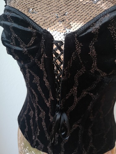 Corsage bustier top mit string - corsage/bustier/top,
