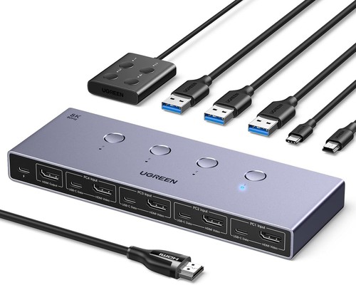 Hdmi kvm switch pc - hdmi, 4