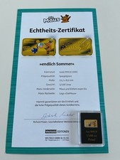 1/100 oz Goldbarren 999,9 Gold