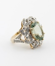 Ring Gold 375 Grüner Amethyst