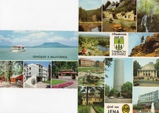 111/396 AK GRUß VOM BALATON + JENA UNI-HOCHHAUS + WANDERZIELE TAMBACH-DIETHARZ