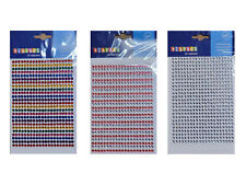 Selbstklebende Glitzersteine, Strasssteine, Kristallsteine ⌀5mm - 525 Stück