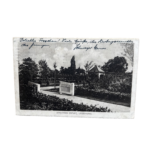 Ansichtskarte postkarte erfurt - ansichtskarte,