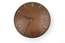 #299 Wanduhr Holz 70er Jahre