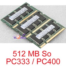 512mb So DIMM DDRAM PC333