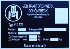 GT124 GT 124 Fortschritt