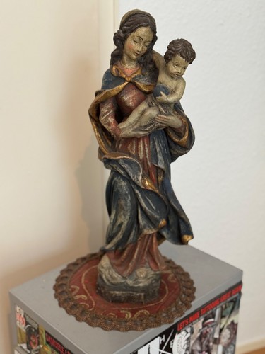 Madonna mit kind holzfigur - mit,