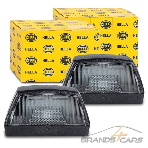 Hella kennzeichenleuchte - hella, 2x