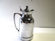 Alfi Isolierkanne Juwel Silber, Glas Nr. 57, 0,6 Liter. Vintage, Western Germany