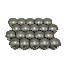 Original Skoda Seat Radschrauben Kappen Set grausilber 20 Stück 1Z0601173 UZ7