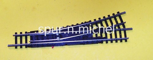 Weiche links 15 grad - links,