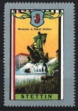 Reklamemarke Stettin, Brunnen