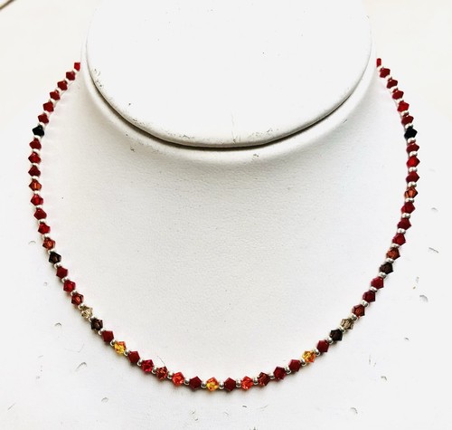 Collier mit swarovski bicone - collier,