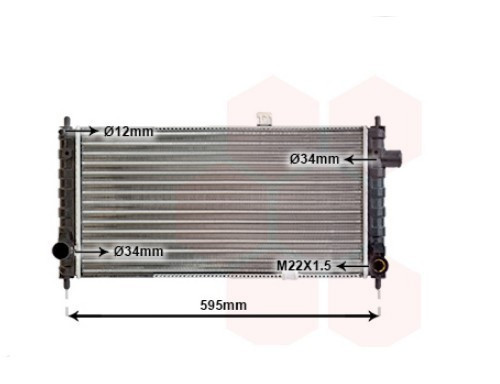 Van wezel 883751 - wezel, wasserkühler