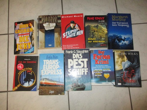 Verschiedene bücher romane - 10,