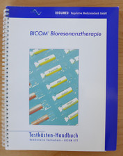 Testkästen-Handbuch BICOM KTT Bioresonanz-Therapie Regumed