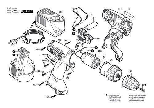Bosch ersatzteile für psr 960 - ersatzteile,