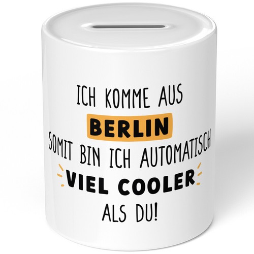 Ich komme aus berlin - komme, somit