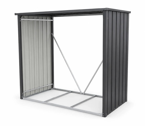Kaminholzunterstand anthrazit - kaminholzunterstand,