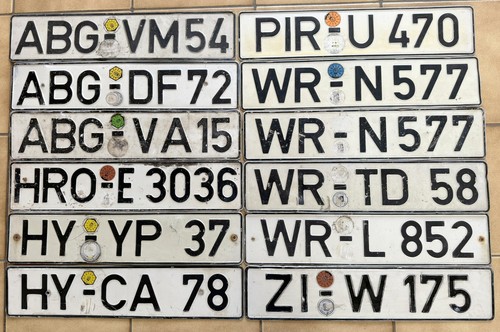 Nummernschild din - 13,