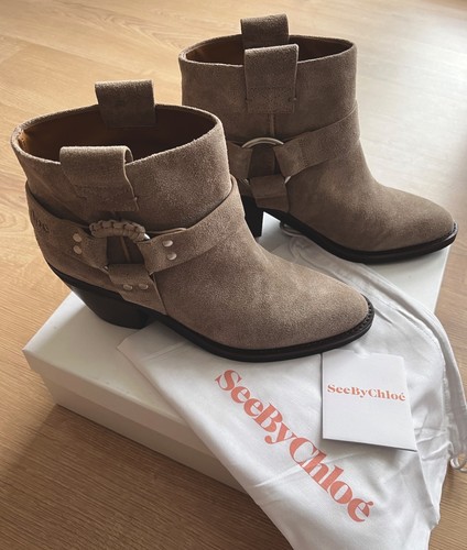 See chloe wildleder - see, beige