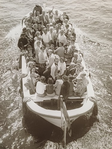 Helgoland 1959 ausflugsschiff - helgoland,
