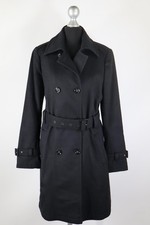 Cinque schwarzer Mantel Herbst/Winter Gr.38/S Schurwolle Nylon Kaschmir